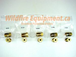 Selection of RainBird nozzles or various sizes for the Water Winger rooftop impact sprinkler 3/4" RainBird 30